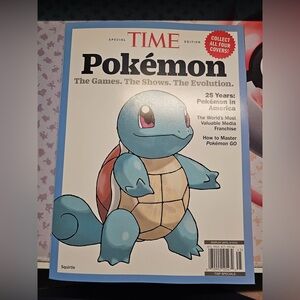 NWT: TIME Magazine 2024 Pokémon Limited Edition Collector Cover Ft Squirtle